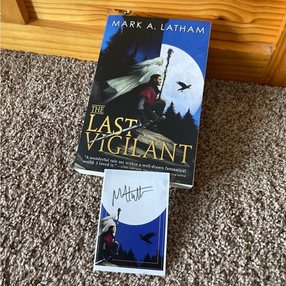The Last Vigilant, signed bookplate